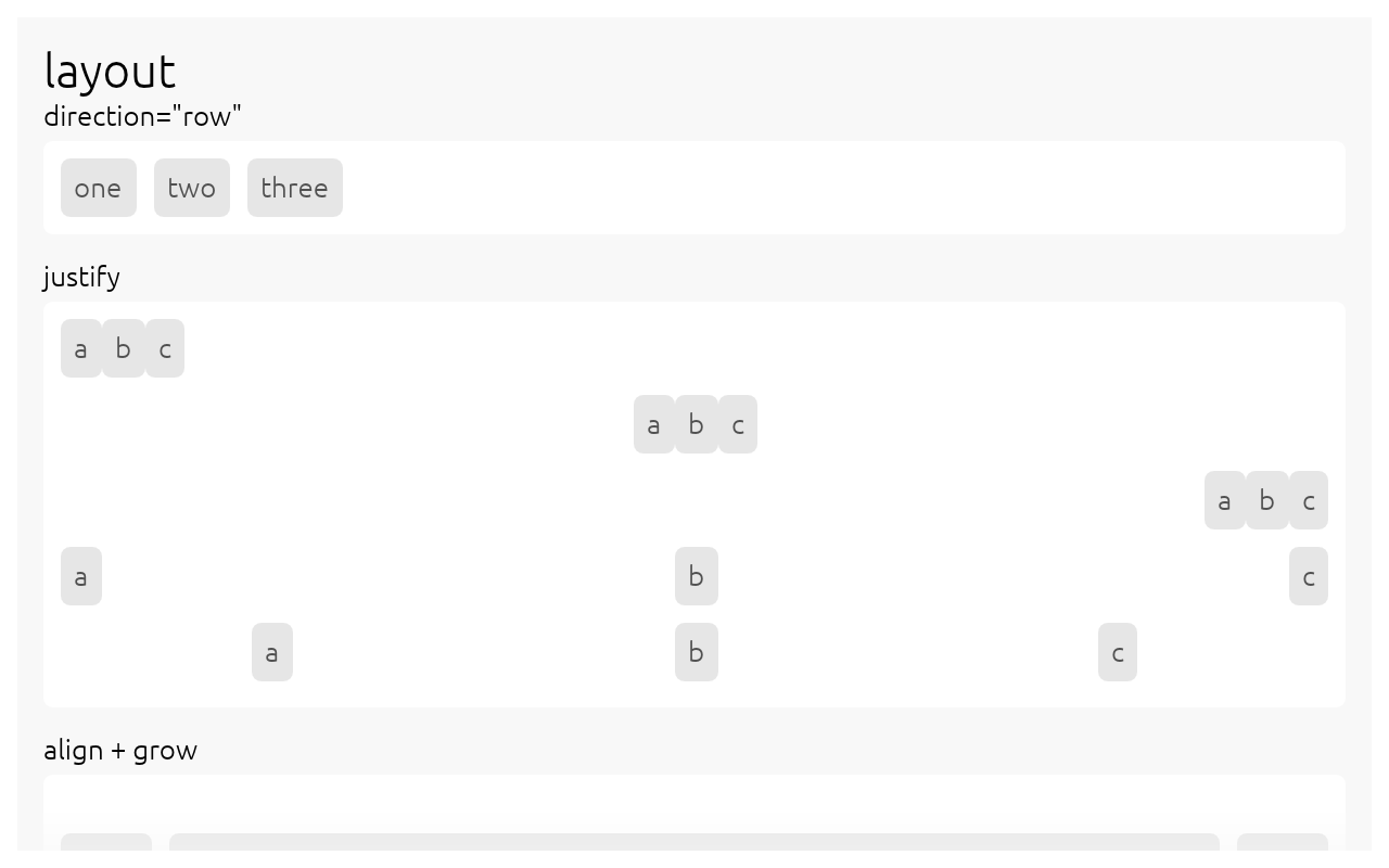 layout running